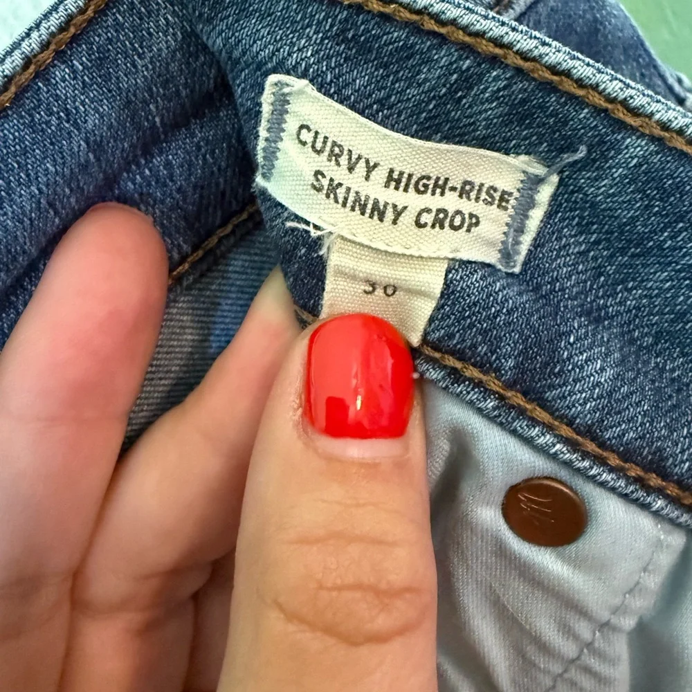 Madewell Skinny Jeans in Mid Blue Wash